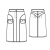 Custom-Fit Sewing Patterns - Color Blocking Paneled Skirt