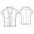 Custom-Fit Sewing Patterns - Capped-Sleeve V-Neck Ruffle Blouse