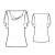 Custom-Fit Sewing Patterns - Cowl Neck Split Sleeve Top