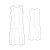 Custom-Fit Sewing Patterns - Sleeveless Round-Neck Princess Dress