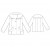 Custom-Fit Sewing Patterns - Turnout Cowl-Collar Short Coat