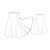 Custom-Fit Sewing Patterns - Paneled Circular Midi Skirt
