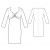 Custom-Fit Sewing Patterns - Sweetheart-Neck Long-Sleeved Dress