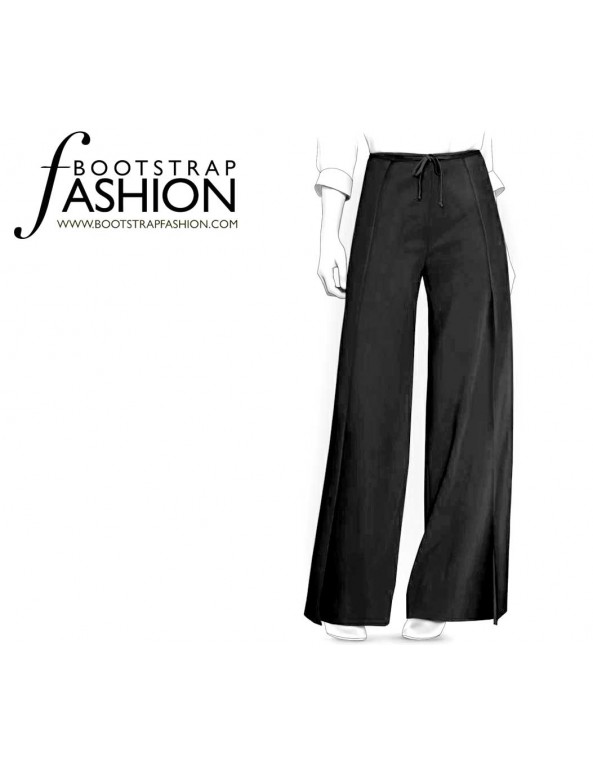 Fashion Designer Sewing Patterns - Wrap Palazzo Pants