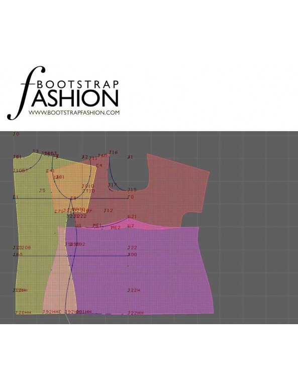 Fashion Designer Sewing Patterns - Sweetheart-Neck Empire Waist Top