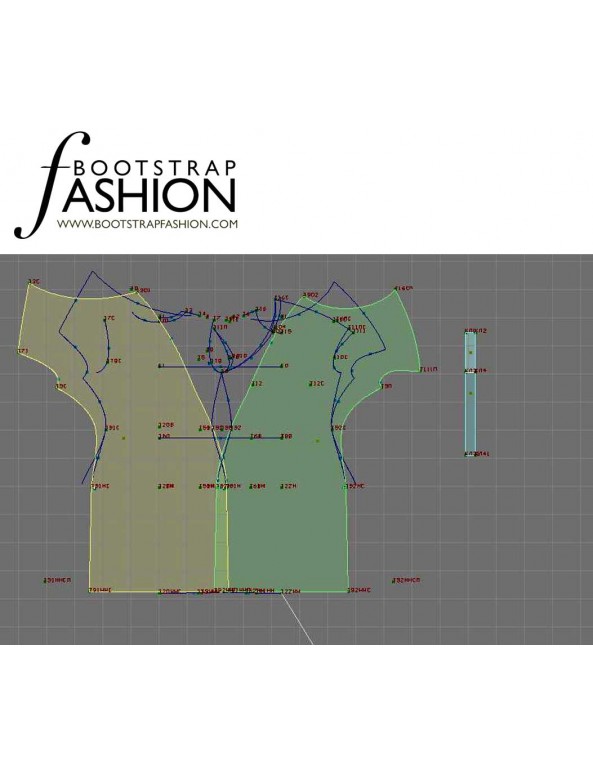 Fashion Designer Sewing Patterns - One Shoulder Draped Knit Dress