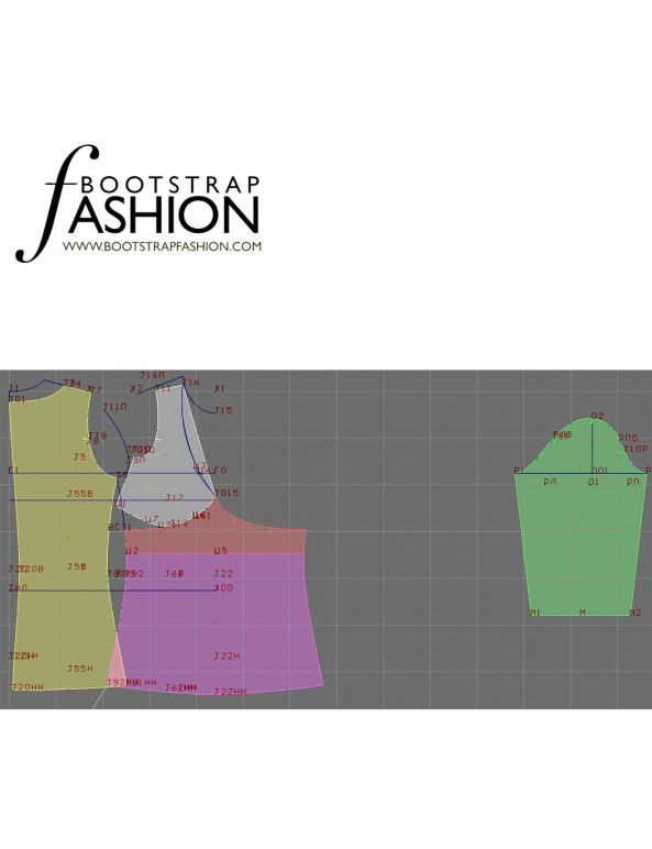 Fashion Designer Sewing Patterns - V-Neck Empire-Waist Top