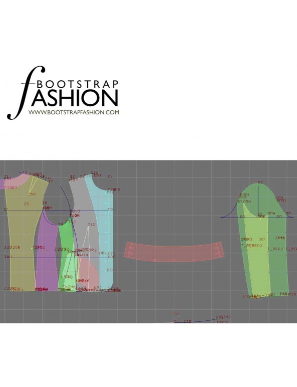 Fashion Designer Sewing Patterns - Fitted Mandarin-Style Jacket