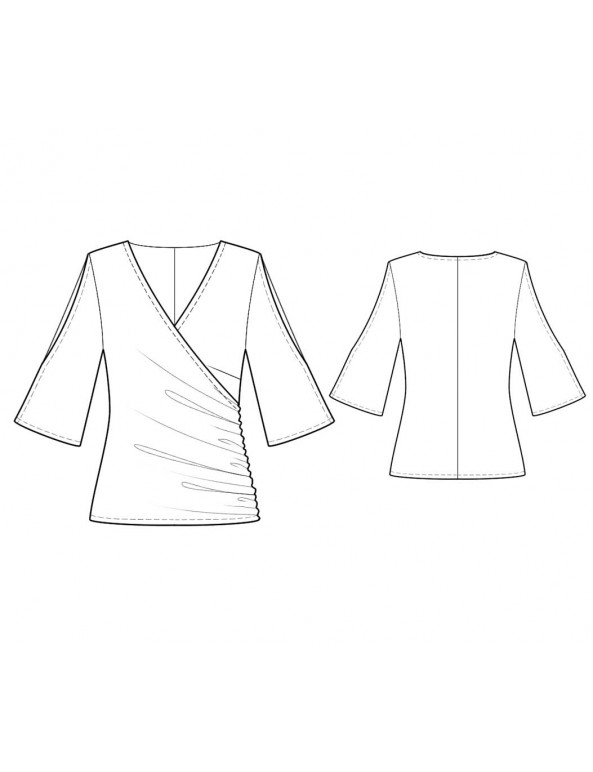 Fashion Designer Sewing Patterns - Wrap Blouse