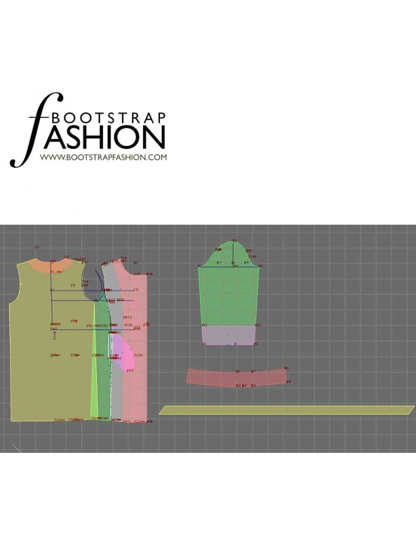 Fashion Designer Sewing Patterns - Belted Long-Sleeve Coat