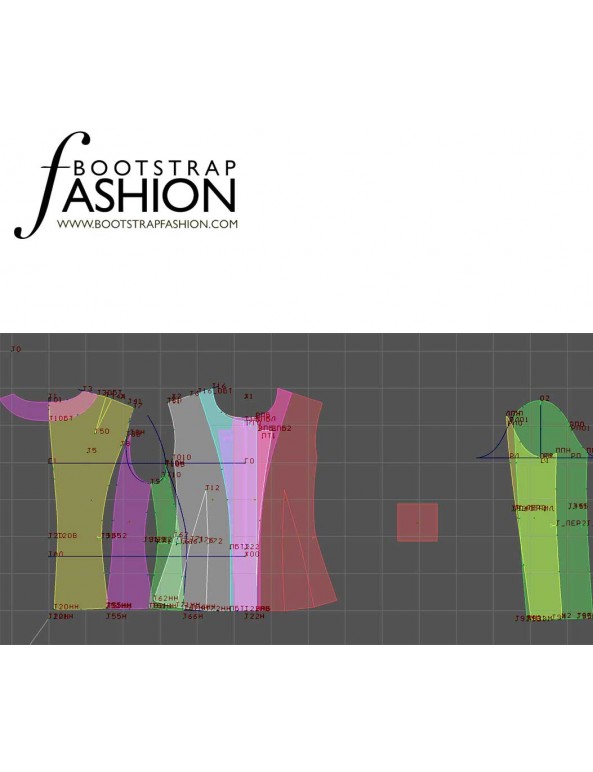 Fashion Designer Sewing Patterns - Long-Sleeved Collar-Less Jacket