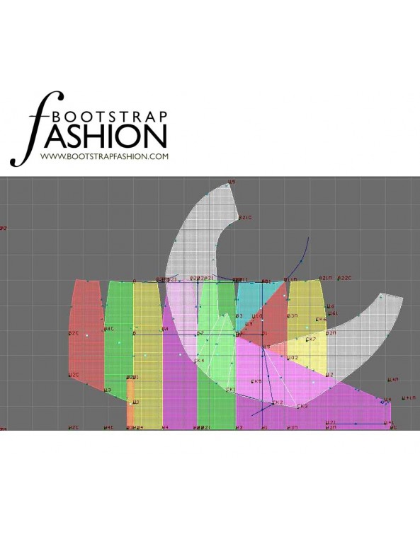 Fashion Designer Sewing Patterns - Ruffle Wrap Skirt