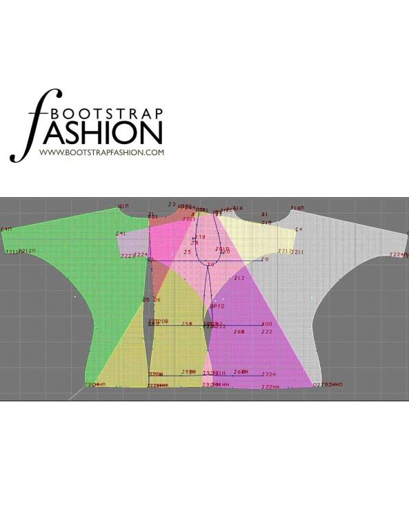 Fashion Designer Sewing Patterns - Dolman Sleeve Top