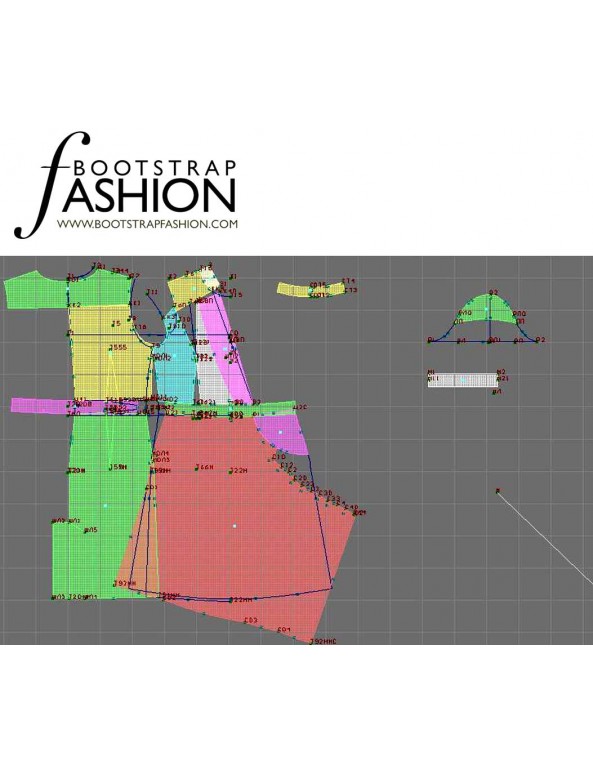 Fashion Designer Sewing Patterns - Updated Tailored Dress