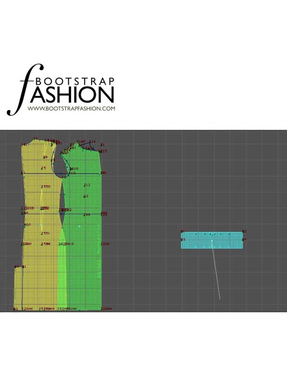 Fashion Designer Sewing Patterns - Draped Keyhole Fitted Dress