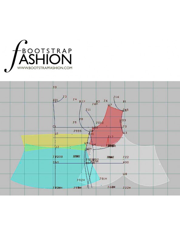 Fashion Designer Sewing Patterns - Cropped Peekaboo Halter Top