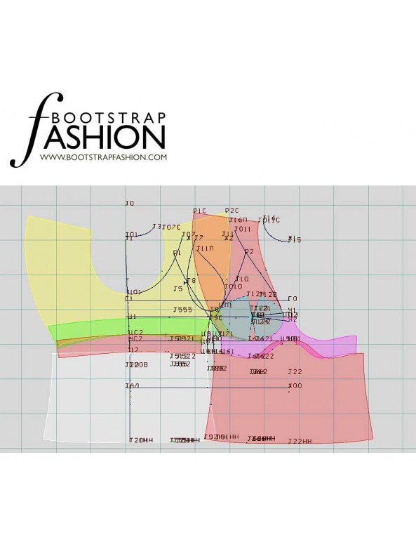 Fashion Designer Sewing Patterns - Plunging V-Neck Ascending Empire Top