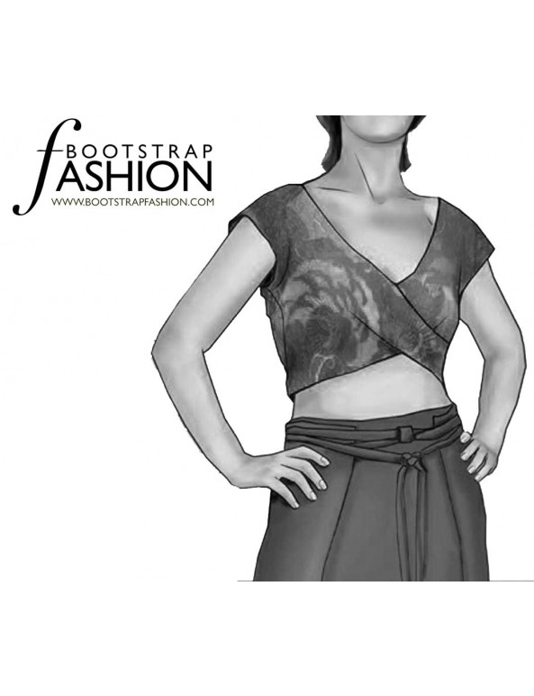Fashion Designer Sewing Patterns - Cropped Bodice