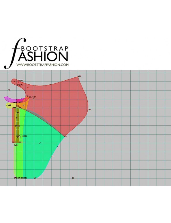 Fashion Designer Sewing Patterns - Asymmetrical Tab Cape