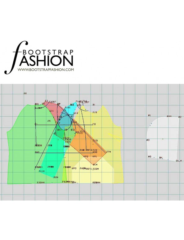 Fashion Designer Sewing Patterns - Split Neck Hoodie