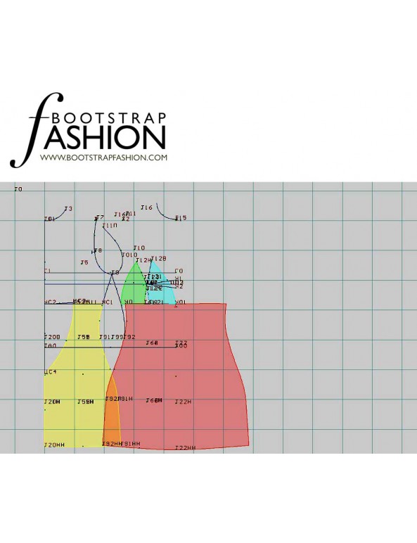 Fashion Designer Sewing Patterns - Lace-Up Back Slip