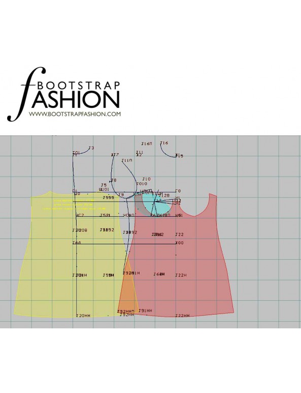 Fashion Designer Sewing Patterns - Chiffon Ruffles Chemise