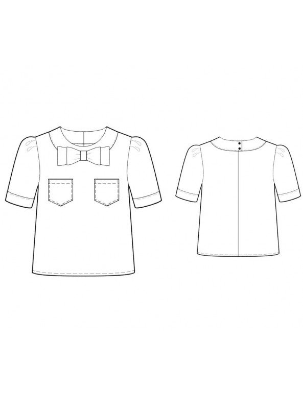 Fashion Designer Sewing Patterns - Cropped Top
