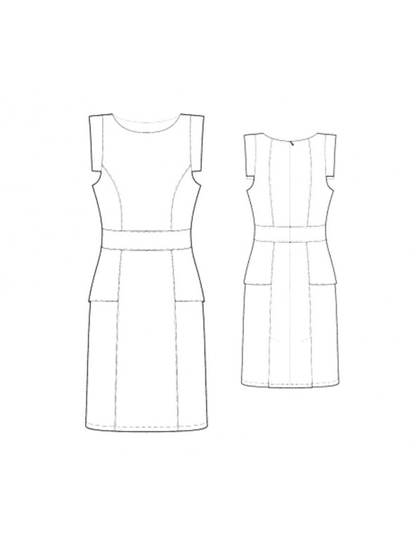 Fashion Designer Sewing Patterns - Structured Sleeveless Dress