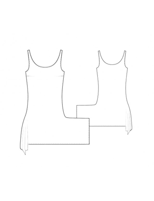 Fashion Designer Sewing Patterns - Sleeveless Scoop-Neck Shift
