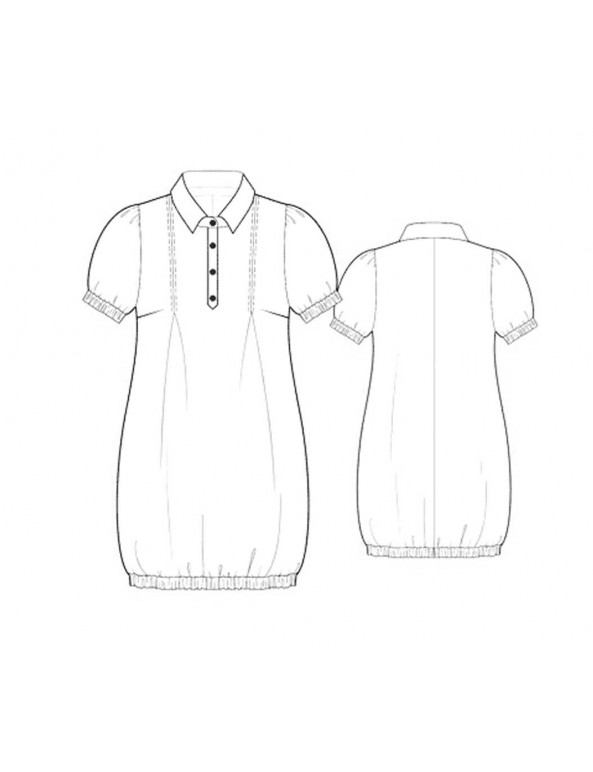 Fashion Designer Sewing Patterns - Shirt Bloomer Dress