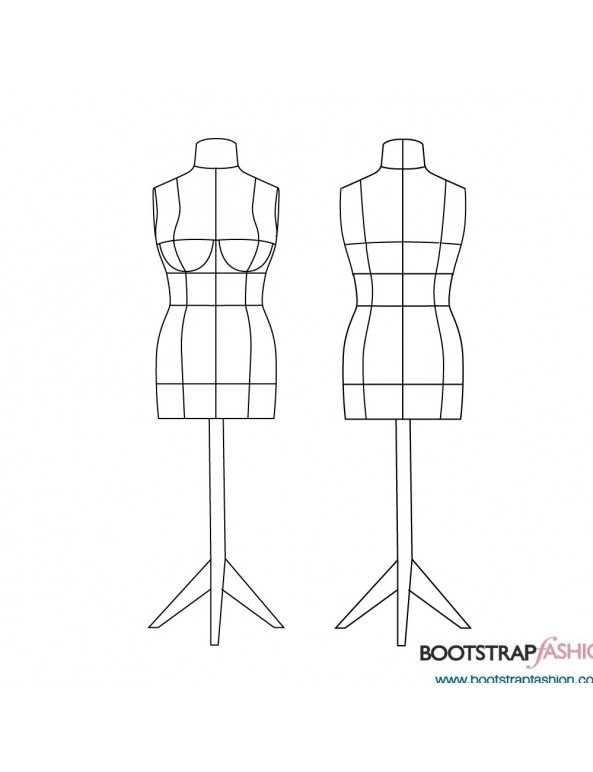 DIY Dressform - Bootstrap Patterns sewn dress form (pinnable) : r/sewing