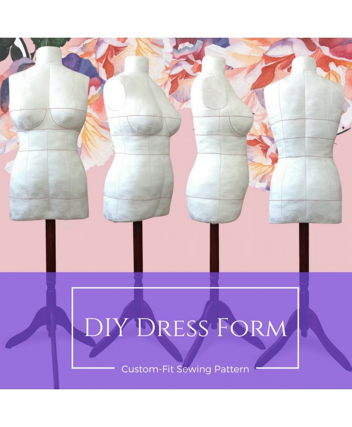 DIY Dress Form Sewing Patterns. Sewing Mannequins. Fitting Dressmakers  Dummy. How to make dress form?