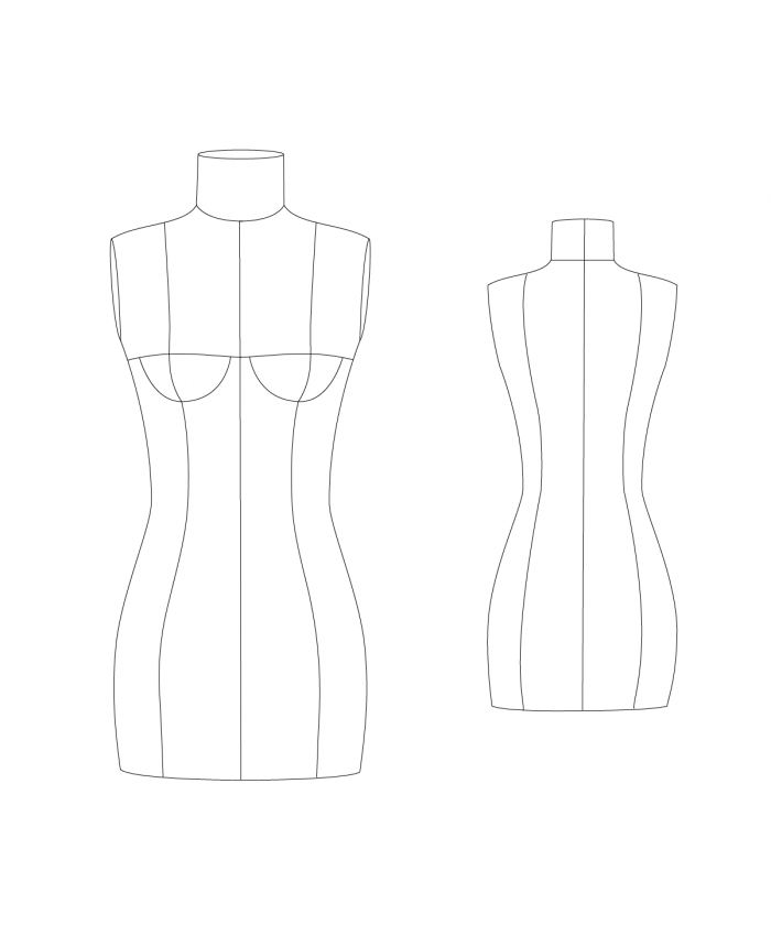 DIY Dress Form Sewing Patterns. Sewing Mannequins. Fitting
