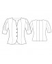 Fashion Designer Sewing Patterns - Short Jacket with Ruffle Sleeves