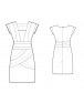 Fashion Designer Sewing Patterns - Bandage Seamed Cap Sleeves Dress