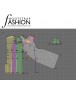 Fashion Designer Sewing Patterns - Draped Sheath Asymmetrical Neckline With Lapel Detail