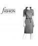 Fashion Designer Sewing Patterns -  Collar with Asymmetrical Shawl  Detail