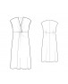 Fashion Designer Sewing Patterns - Plunging Neckline With Twist-Knot Detail At Bust Dress