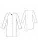 Fashion Designer Sewing Patterns - Collar-less Classic Coat