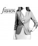Fashion Designer Sewing Patterns - Round-Neck Fitted Jacket