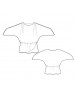 Fashion Designer Sewing Patterns - Drop-Waist Top with Raglan Sleeves