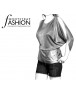 Fashion Designer Sewing Patterns - Drop-Waist Top with Raglan Sleeves
