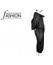 Fashion Designer Sewing Patterns - Asymmetrical Neckline Dropped Shoulder Dress