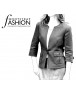 Fashion Designer Sewing Patterns - Collarless Belted Casual Jacket
