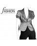 Fashion Designer Sewing Patterns - Short-Sleeved One-Button Fitted Jacket