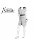 Fashion Designer Sewing Patterns - Button Front Shirt Dress With Ties
