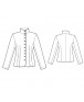 Fashion Designer Sewing Patterns - Fitted Mandarin-Style Jacket