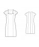 Fashion Designer Sewing Patterns - Sweetheart Neck With Collar Dress