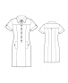 Fashion Designer Sewing Patterns - Button Front Shirt Dress