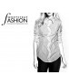 Fashion Designer Sewing Patterns - Shirt with Zig-Zag Button Closure